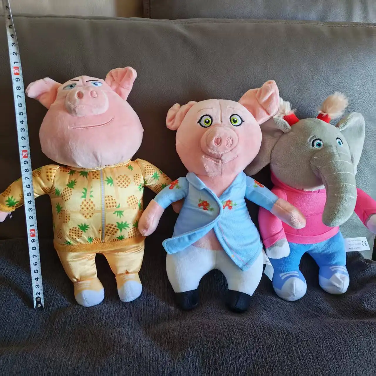 ألعاب "سينج 2" القطيفة الناعمة الرائعة: جوني، روزيتا، مينا، آند باستر - هدايا العيد المثالية للأصدقاء #2