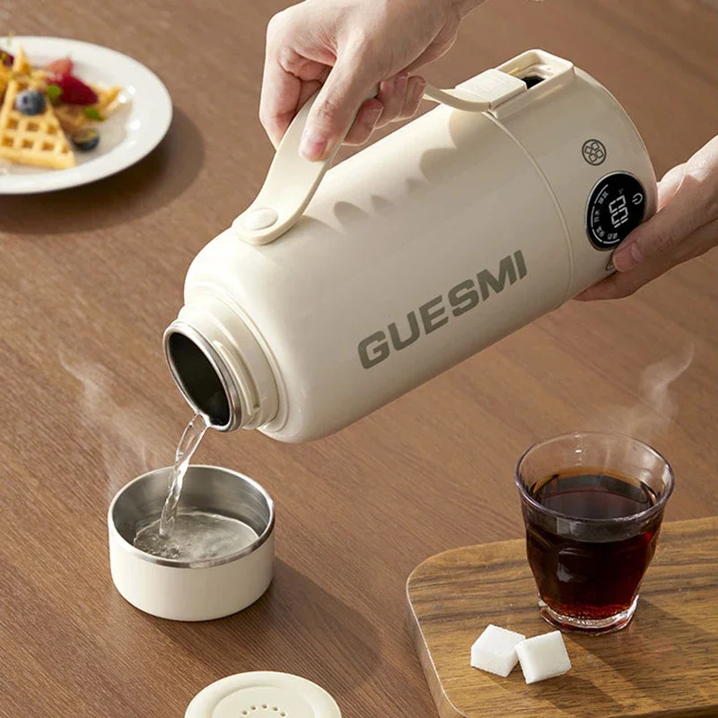 1.0L Waterkoker Draagbare Verwarming Cup Multifunctionele Gekookt Water Pot Reizen Thermopot Verstelbare Temperatuur Waterkokers 220V