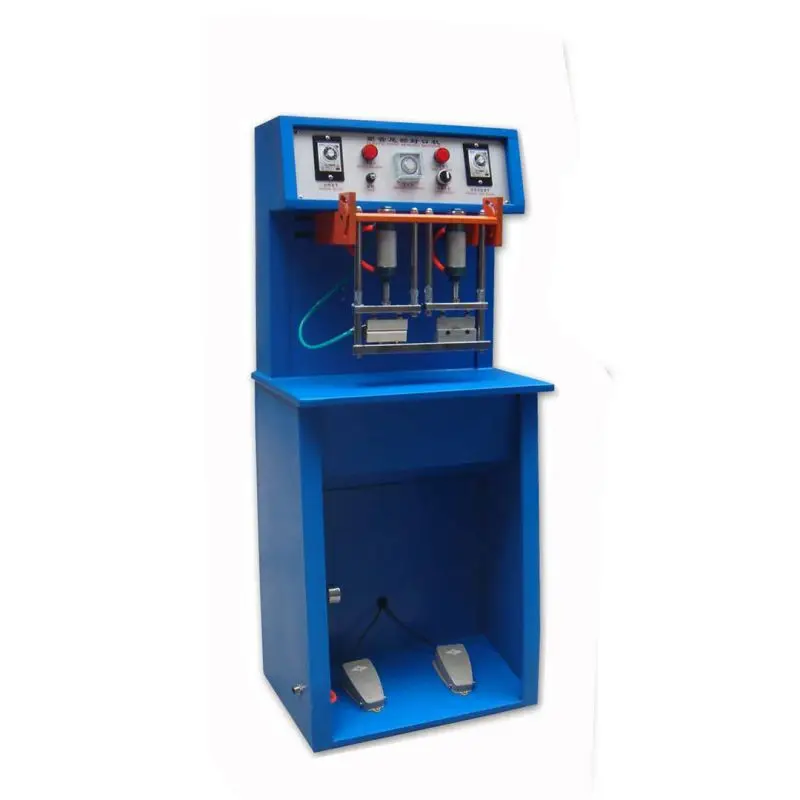 Foot Pedal Aluminum Plastic Hose Tail Sealing Machine Coding Production Date Shoe Polish Toothpaste Hose Tail Sealing Machine