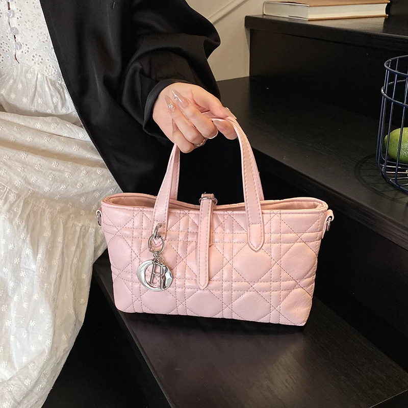 

2025 Elegant Women's Leather Tote Bag with Detachable Shoulder Strap Handbag Stylish Top Handle Purse for Work & Evening Events