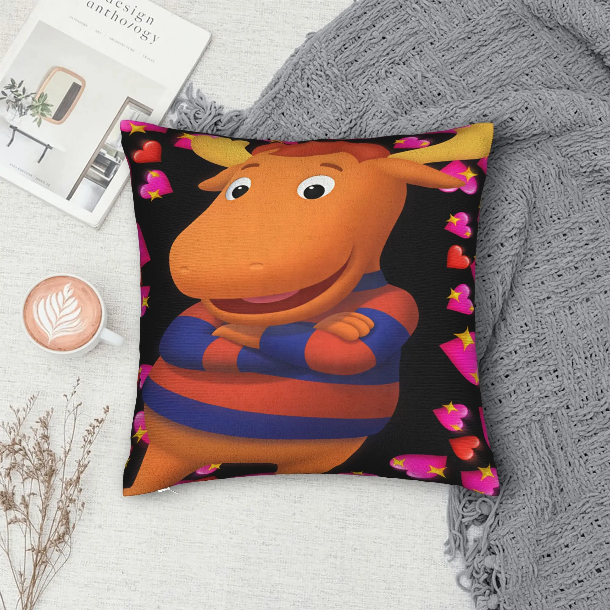 The Backyardigan Pillow Case  Square Pillow Cover Vintage Cushion Cover For Sofa Couch Bed Living Room