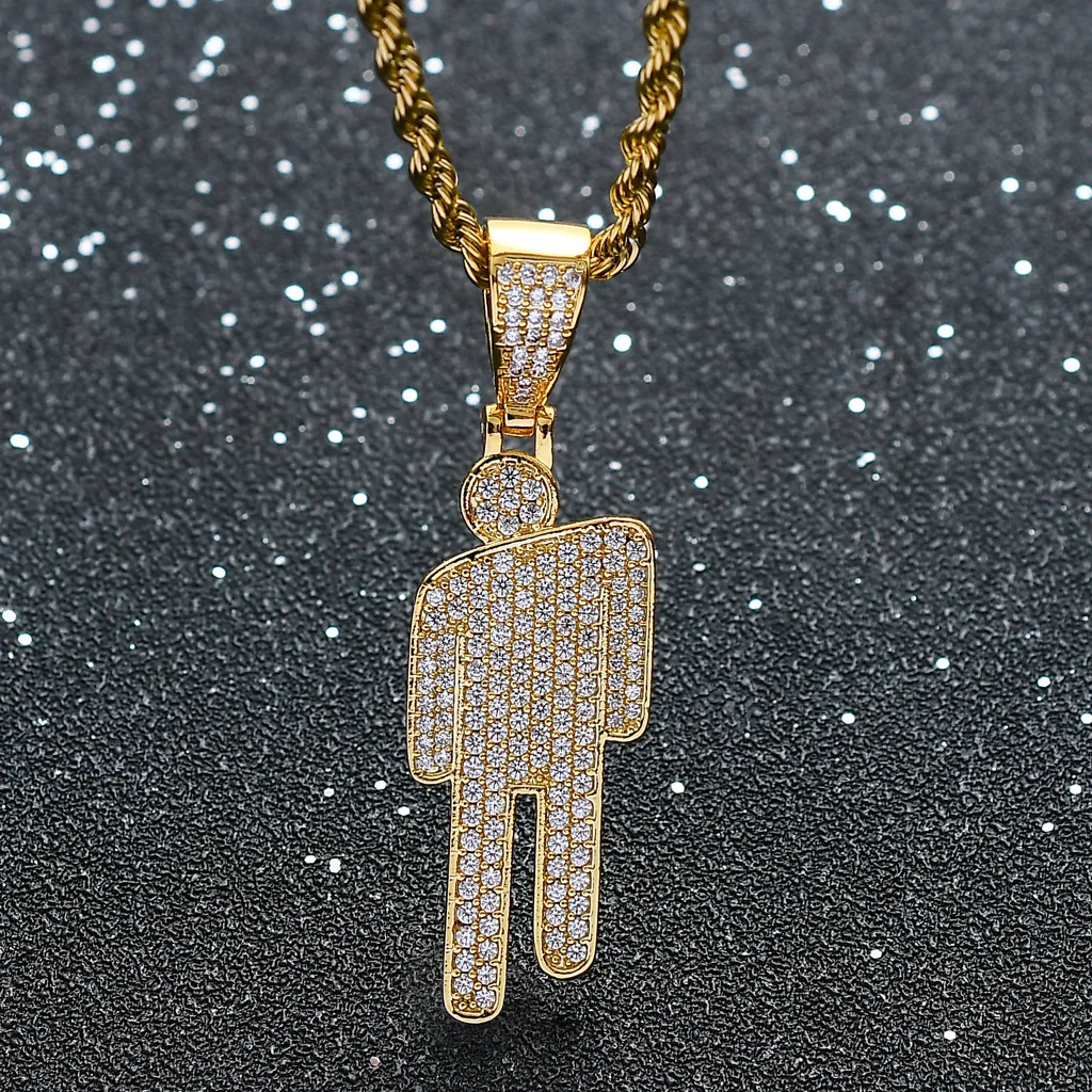 Collar de Hip Hop de acero ino - Street Fashion Couple reseña y precio