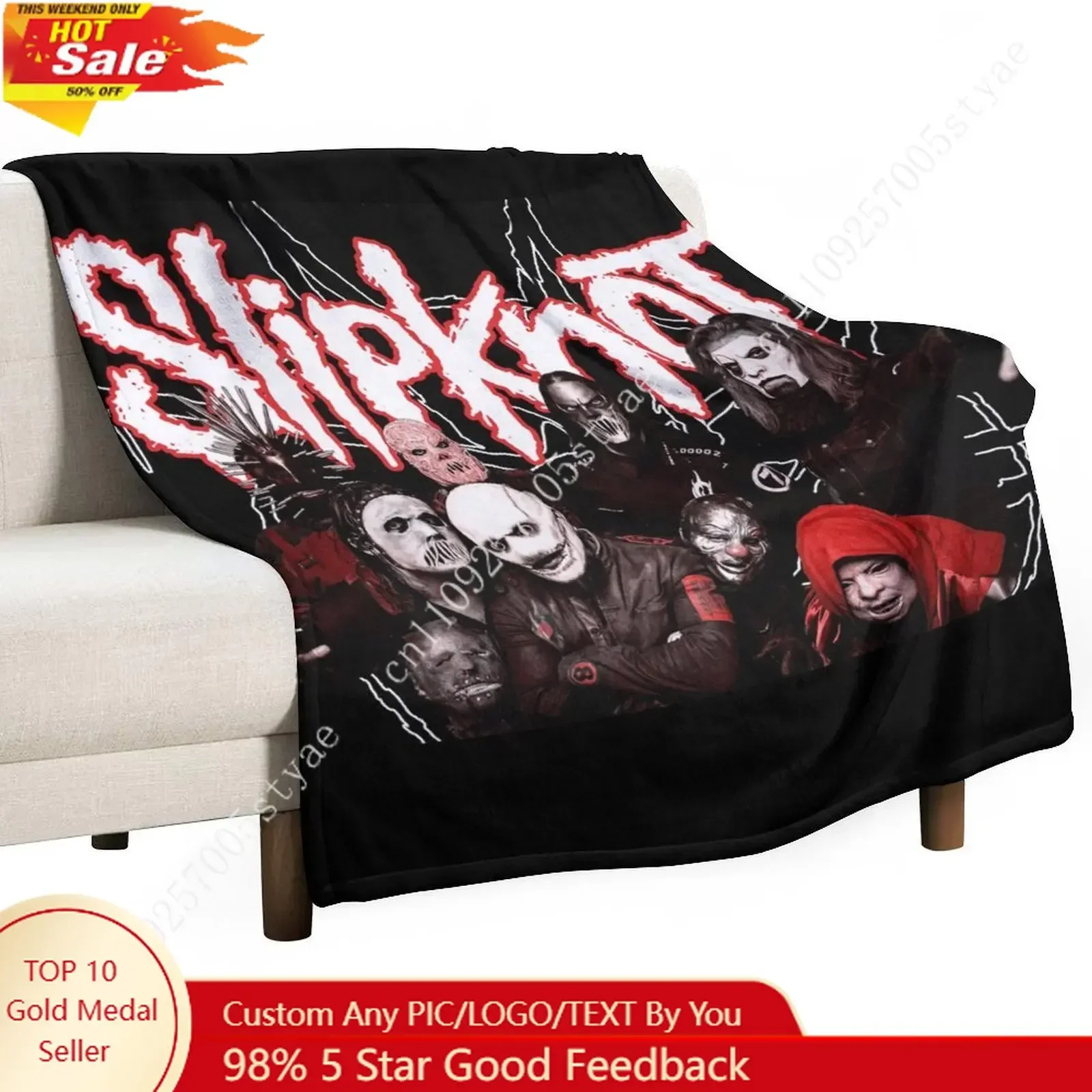 S--Slipknots Flannel Blankets Are Soft Comfortable and Warm Perfect for Winter Naps Homes Offices Travel Camping