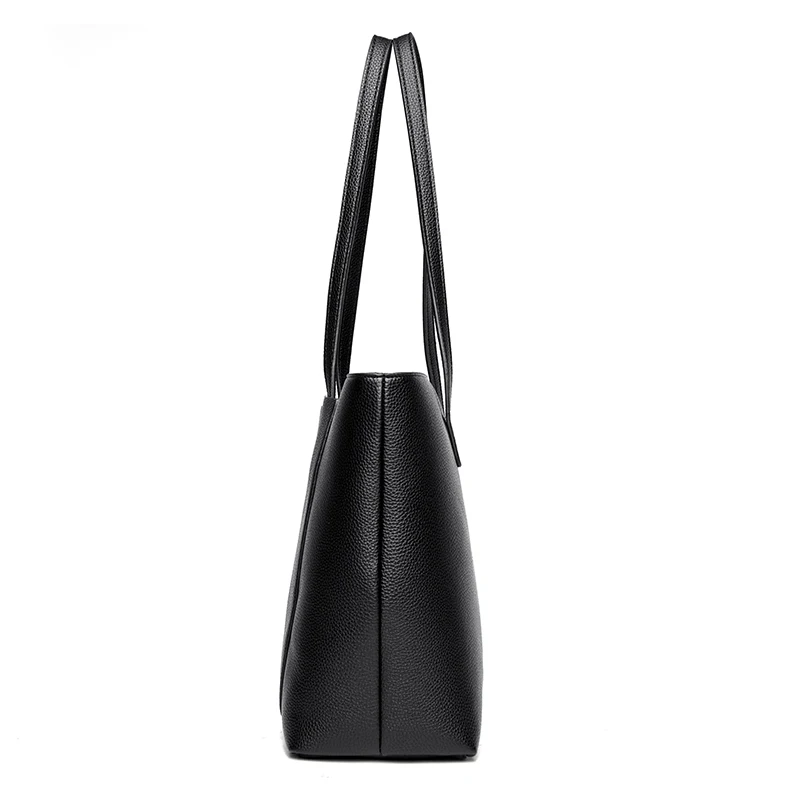 Solid Color Luxury Handbag Women Bags Designer HIgh Quality Leather Shoulder Bags for Women 2024 High Capacity Shopping Tote Bag