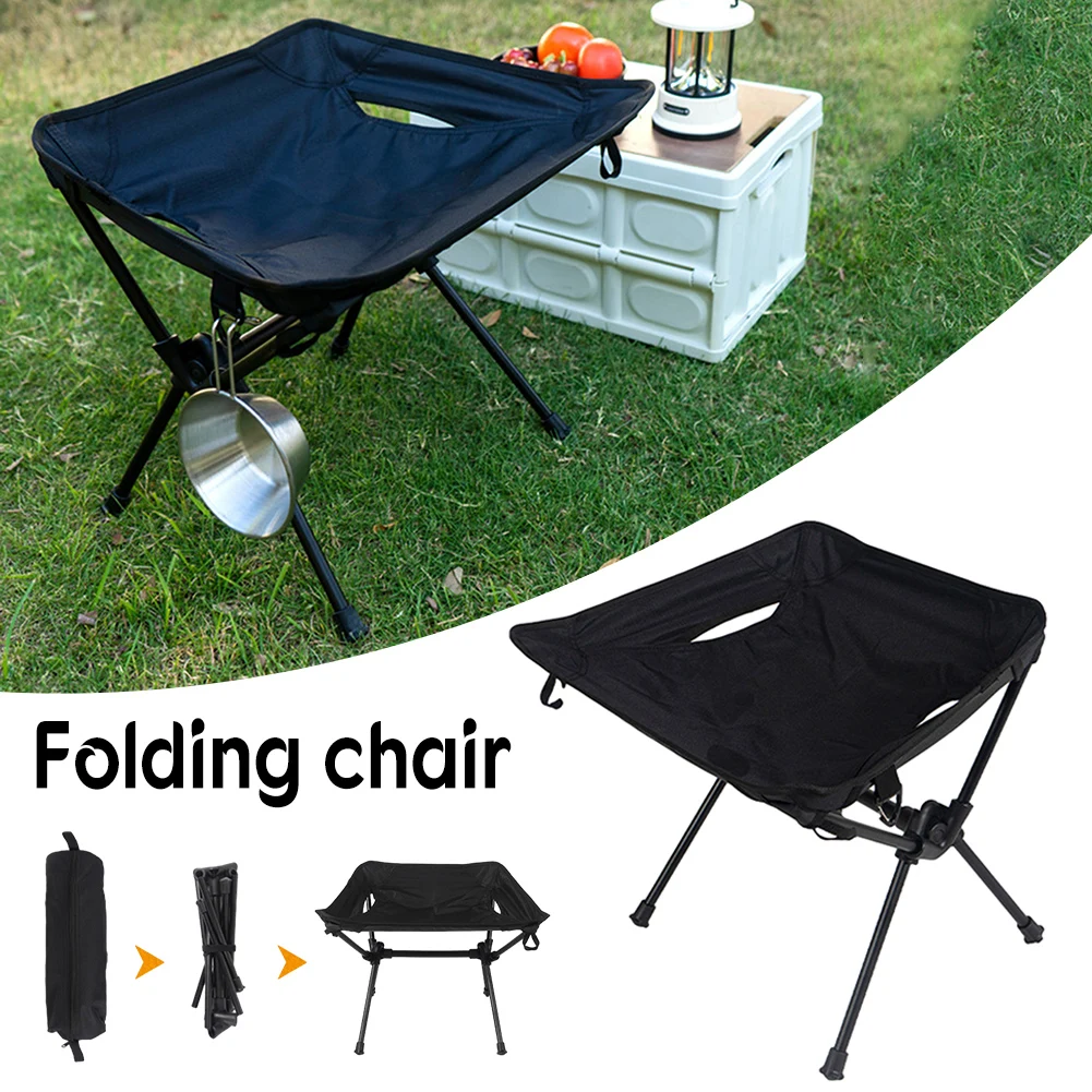 Foldable Light Camping Chair Lightweight Portable Chair Seats For Lawns Patios