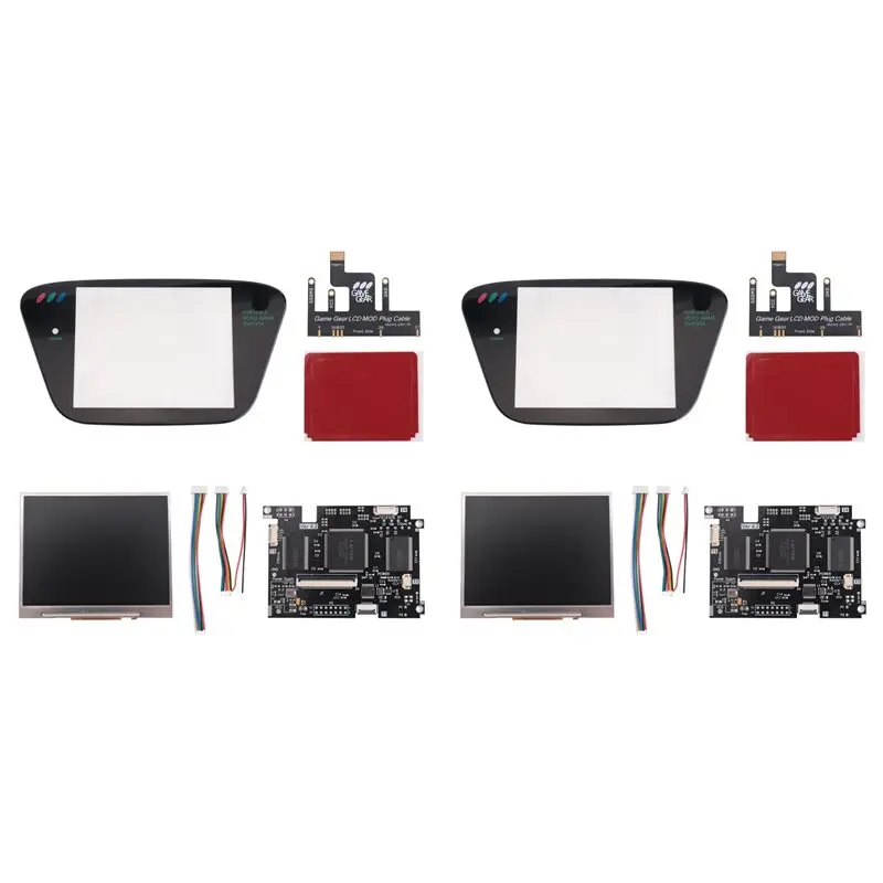 

AS95-2X IPS V4.2 Pre-Laminated Screen MOD Kits For SEGA Game Gear Highlight Brightness Backlit LCD Screen For SEGA GG Console