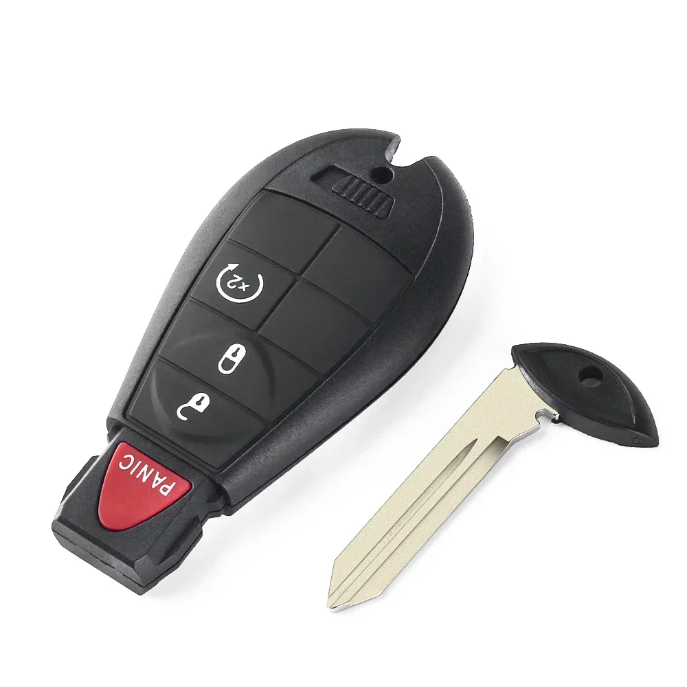 KEYYOU-mando a distancia para coche, llave con Chip ID46 de 433MHz, para Dodge RAM, Jeep, Cherokee, Sport, KL, Chrysler, Town y Country, 2014 +