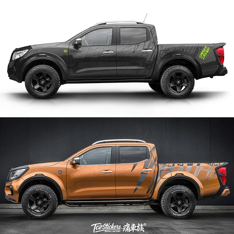 FOR Nissan Navara Hilux body exterior decoration pickup truck personality modification Decal film