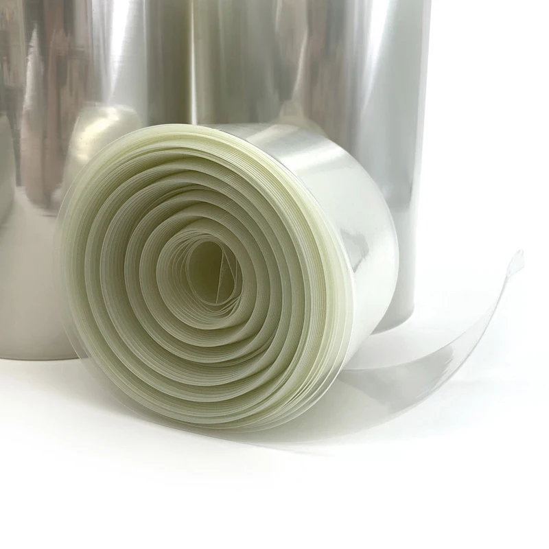 18650 Transparent PVC Heat Shrink Tubing Width 30~250mm-Flexible Anti-Corrosion Waterproof Battery Thermal Shrinkage Insulated