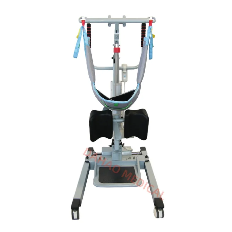 Coolfull Compact Mobile Transfer Equipment Electric Hospital Medical Hoist Machine Transport Lifter for Moving Stroke Patient