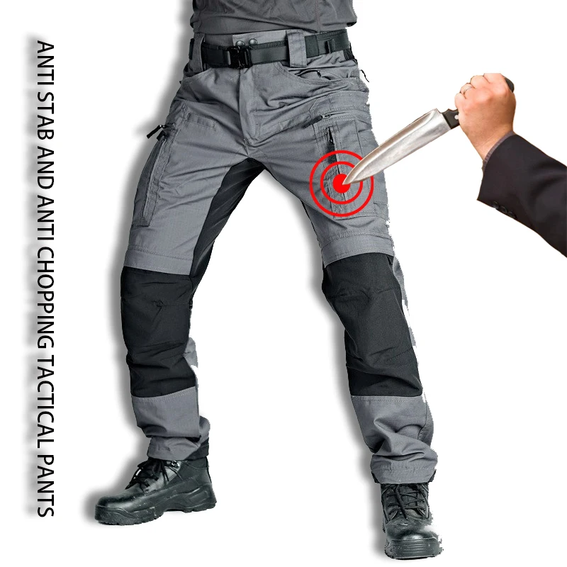 New Upgrade High Quality Stab Resistant Trousers Bodyguard Police Safety Self-defense Businessmen Knife Proof Pants Men Women