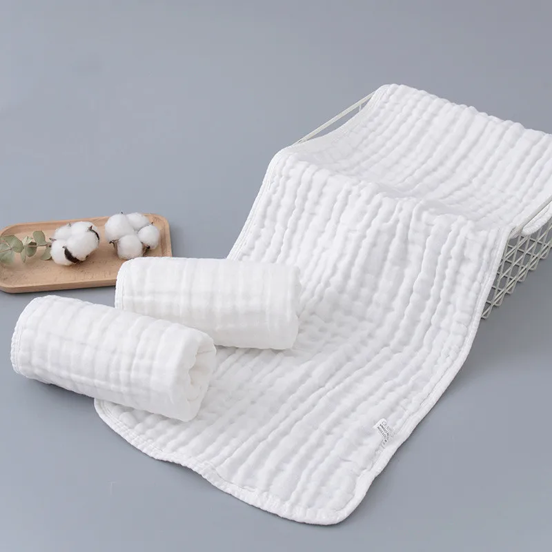 

1PCS Baby Rectangular Bath Towel 6-layer Gauze Super Soft Absorbent Face Towel 35*75