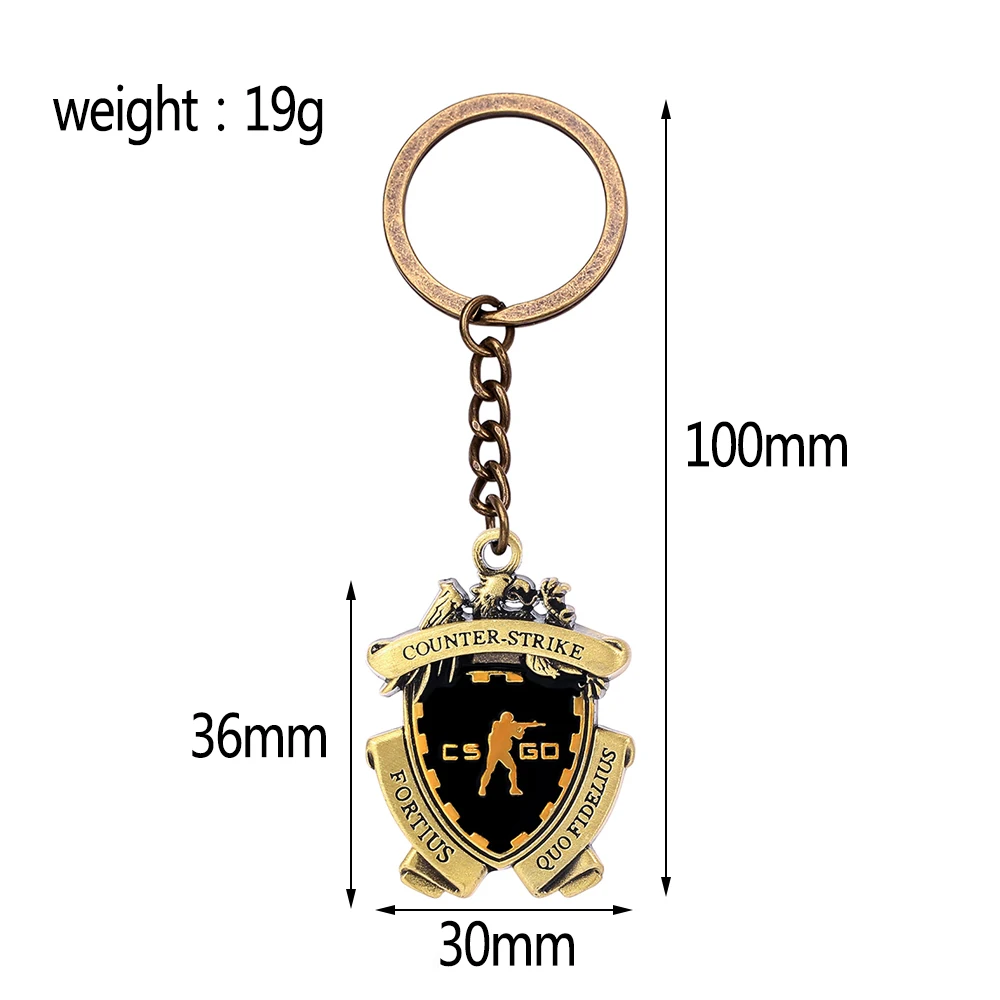 CS:GO Medaillen-Schlüsselanhänger Counter-Strike Metallanhänger Schlüsselringe für Herren Accessoires Fans Geschenk Souvenir – Detail 1