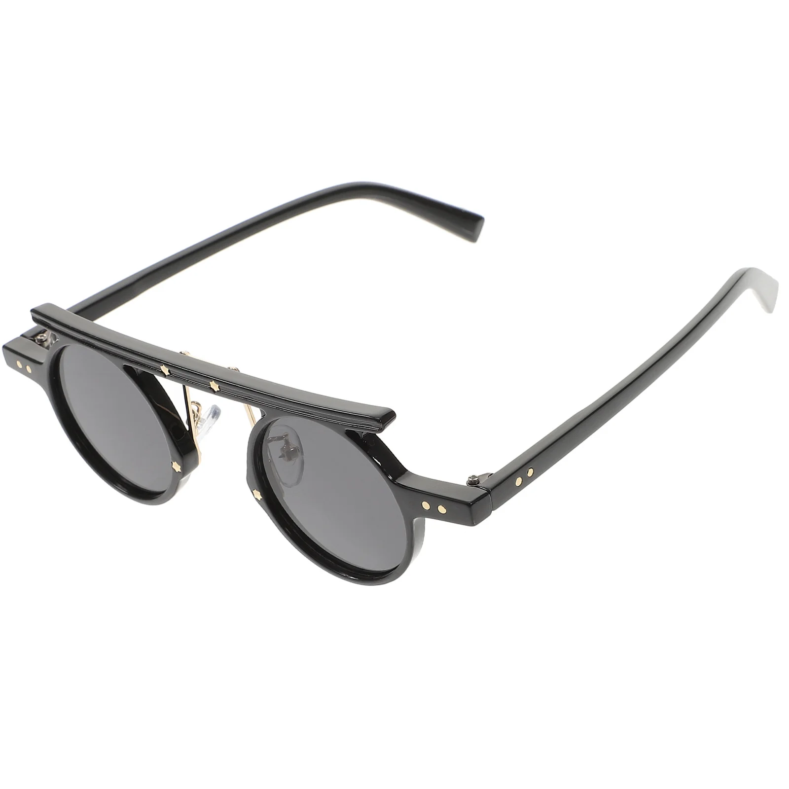 Kacamata Hitam Bulat Retro Kacamata Hitam Luar Ruangan untuk Pria Wanita Kacamata Hitam Fashion Kacamata Hitam