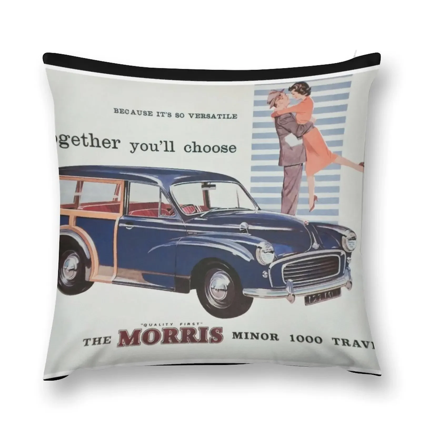 

Morris Minor Traveller 1952 Throw Pillow Room decorating items Christmas Cushion For Home Couch Cushions pillow