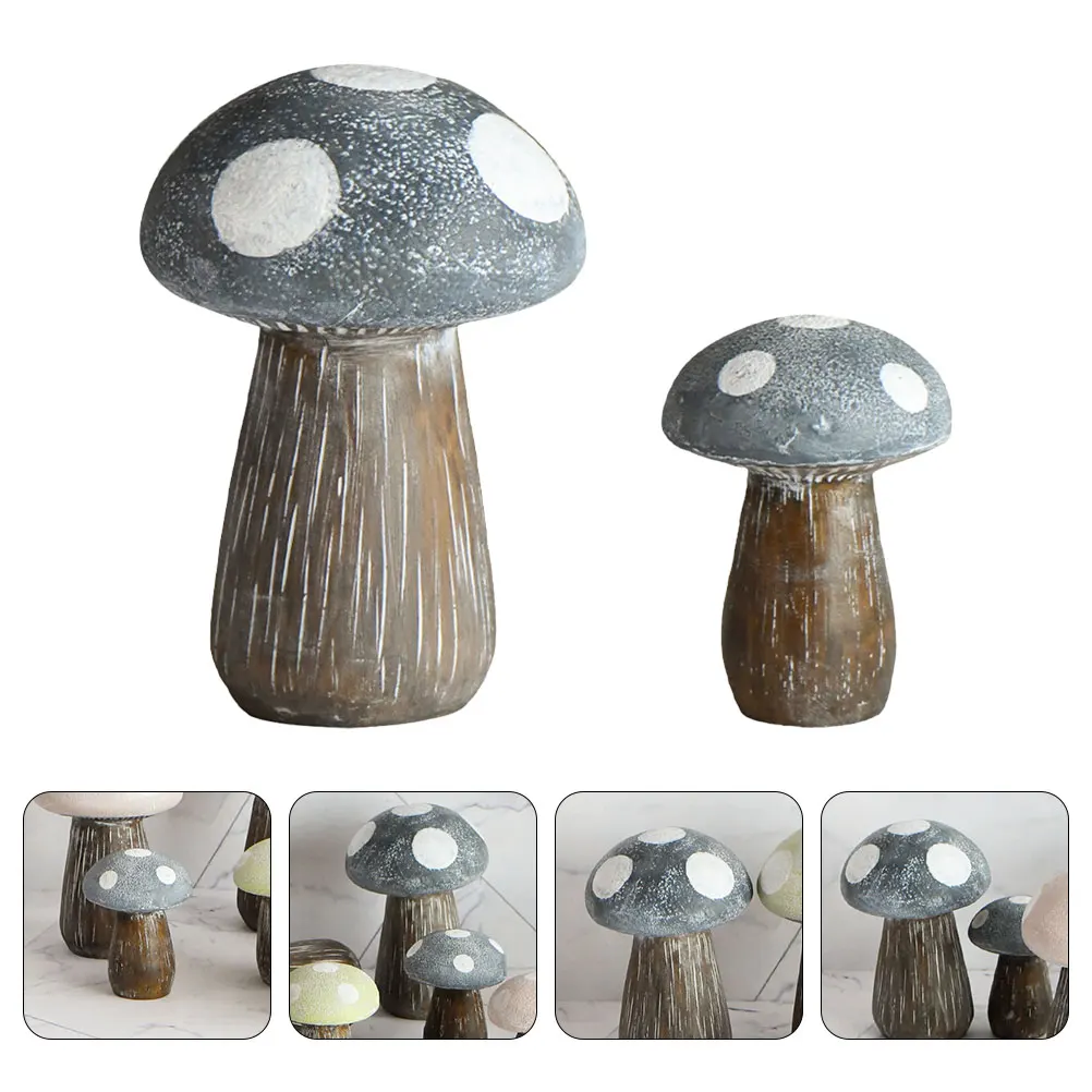 

2pcs Decoration Resin Garden Outdoor Statues Cute Ornament Micro Landscape Accessories Bonsai Desktop Props Simulation Garden