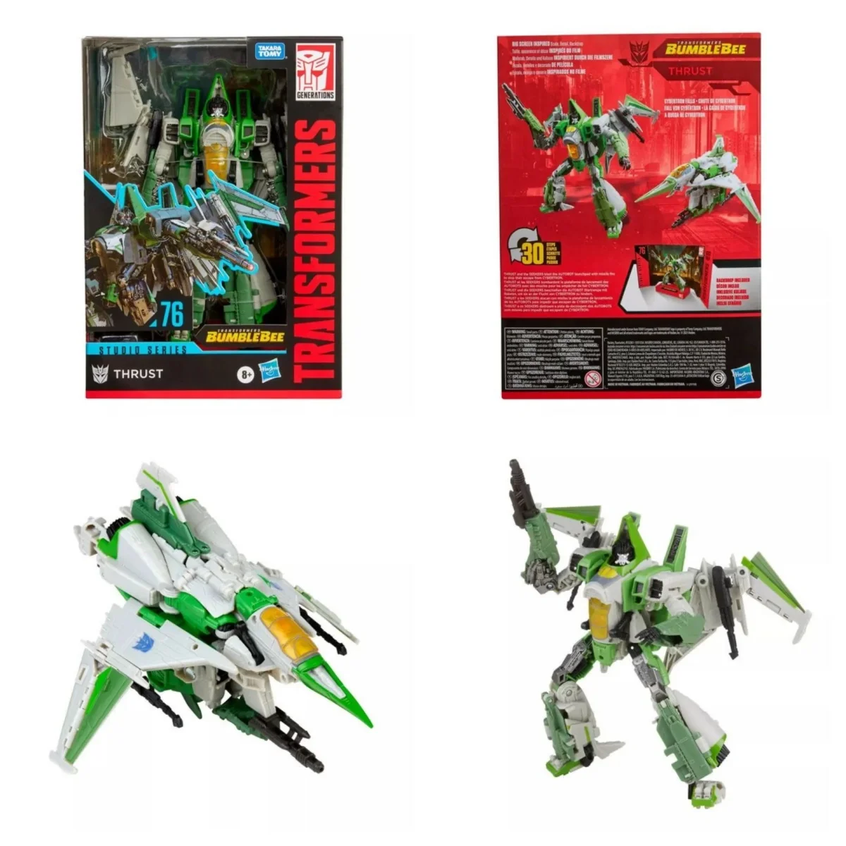 

Takara Tomy Hasbro Transformers Studio Series SS76 Thrust Bumblebee Transformers Classic Movie Series Toys Transformers Toys