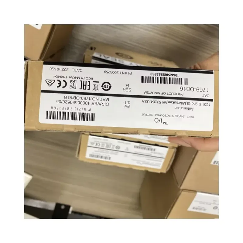 100%New 1400 PLC 1766-L32BWA 24V DC Digital Input Module 12 Fast Inputs 8 Outputs Controller 6