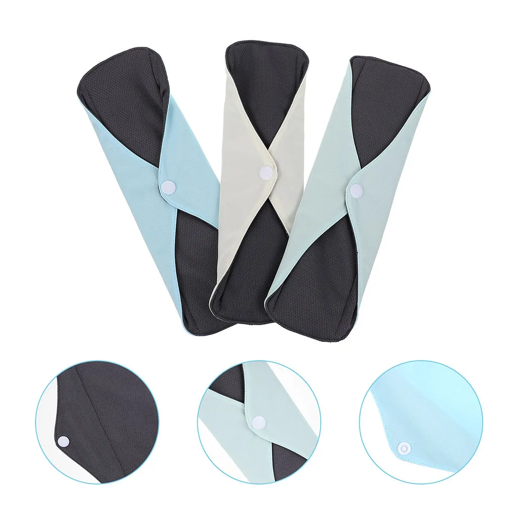 

4Pcs Reusable Cloth Sanitary Pads High-End Comfortable Feminine Pads for Daily Wear Outdoor Activities Breathable Skin-Friendly