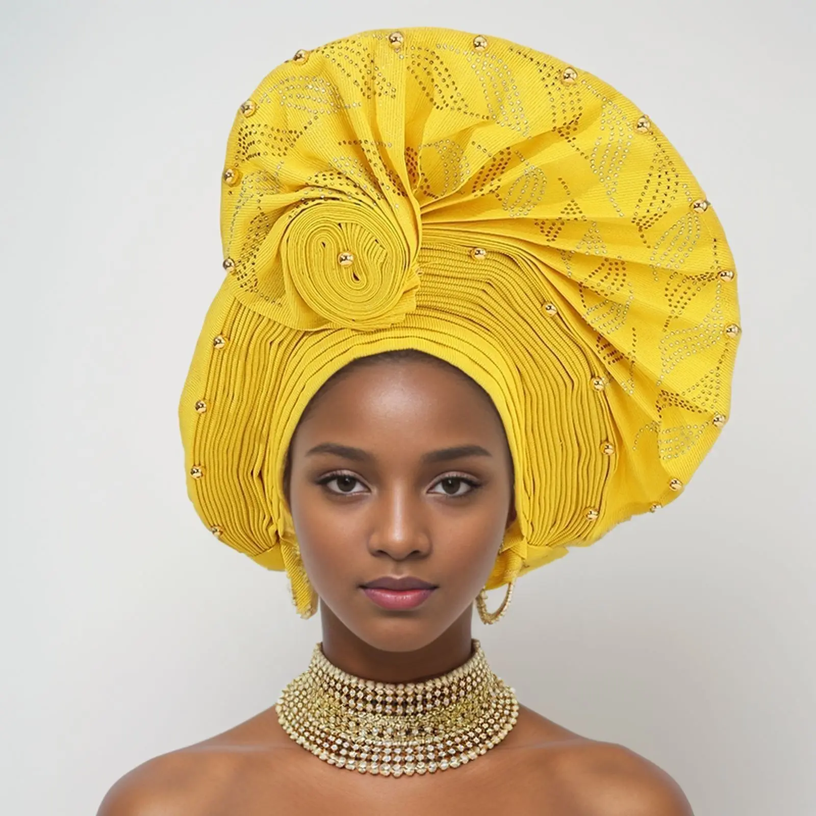 Bonnet hijab turbante mujer bandana auto gele headtie já feito gele nigeriano headwrap africano sego headtie casamento chapelaria