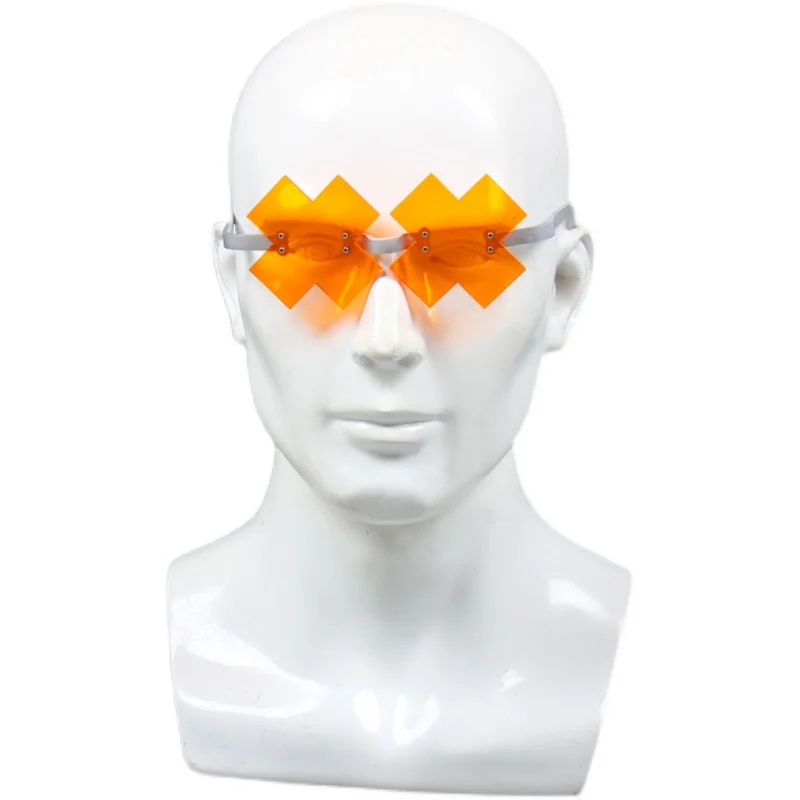 

Game Guilty Gear Happy Chaos Cosplay Eyewear Glasses Prop for Halloween Christmas Party Carnival Comic Show COS Gift Accessories