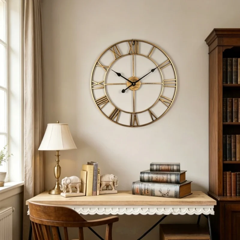 Nordische Wanduhr: Kreativ, Einzigartig, Wohndekor, Wohnzimmer, Modern, Minimalistisch, Luxuriös, Geräuschlos, Wanduhr im amerikanischen Stil