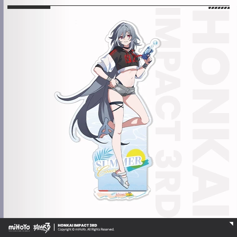 miHoYo/Honkai Impact 3 Official “Summer Fun” Series, Part 6: Game Merchandise, Acrylic Stands, Decorative Ornaments, Gifts