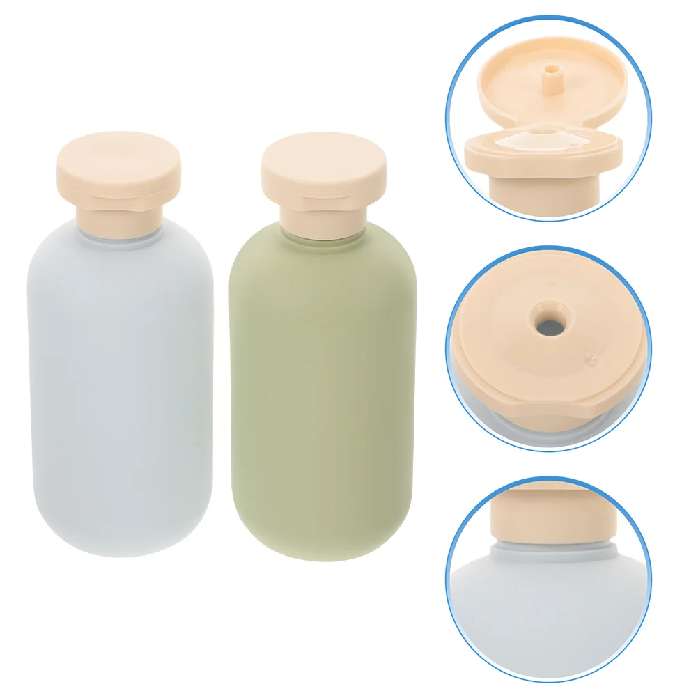 2 Pcs Lotion Bottle Skin Care Containers Cream Jars Travel Shampoo Hair Oil or Moisturizer Dispenser Body