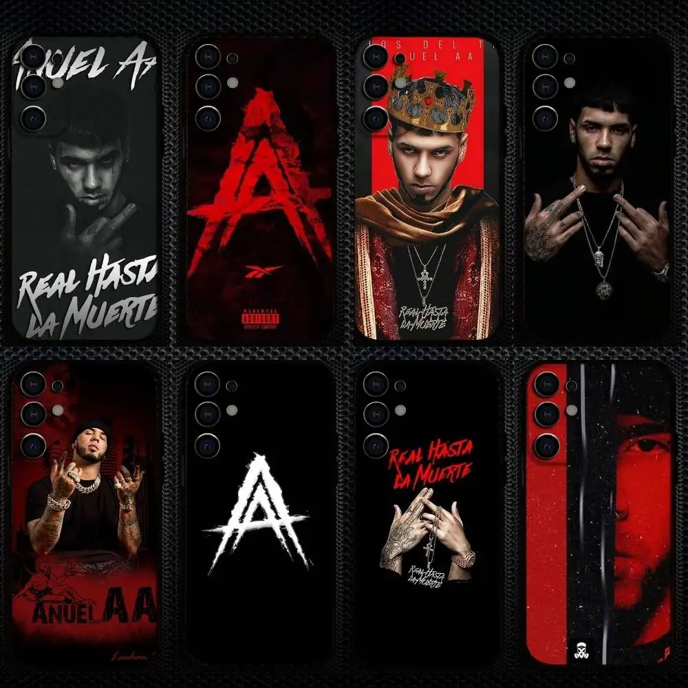 

Anuel AA Rappers Phone Case For Phone Case For Samsung S25,S24,S23,S22,S21,S20,Plus,Fe,Lite,Others Black Cover