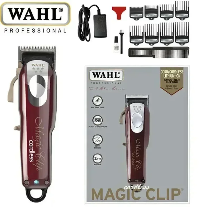 Wahl 5 Star Professional 8148 Magic Clip Legend Senior ماكينة قص الشعر اللاسلكية وتشذيب الشعر ماكينة حلاقة فانيش للحلاقين والمصممين