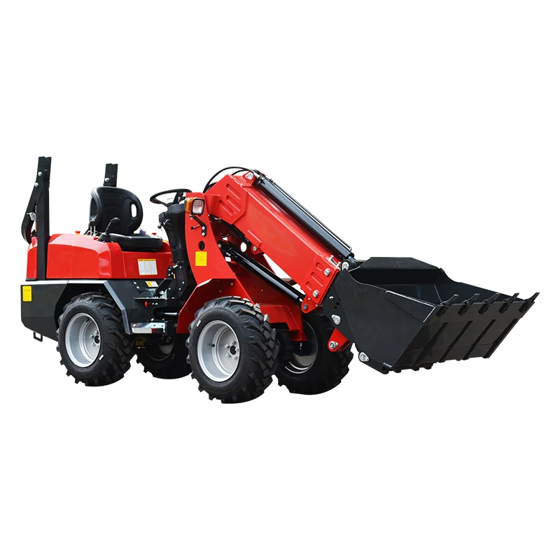 高性能販売向け前輪ローダー4x4ホイール駆動トップテレスコピックアームローダー