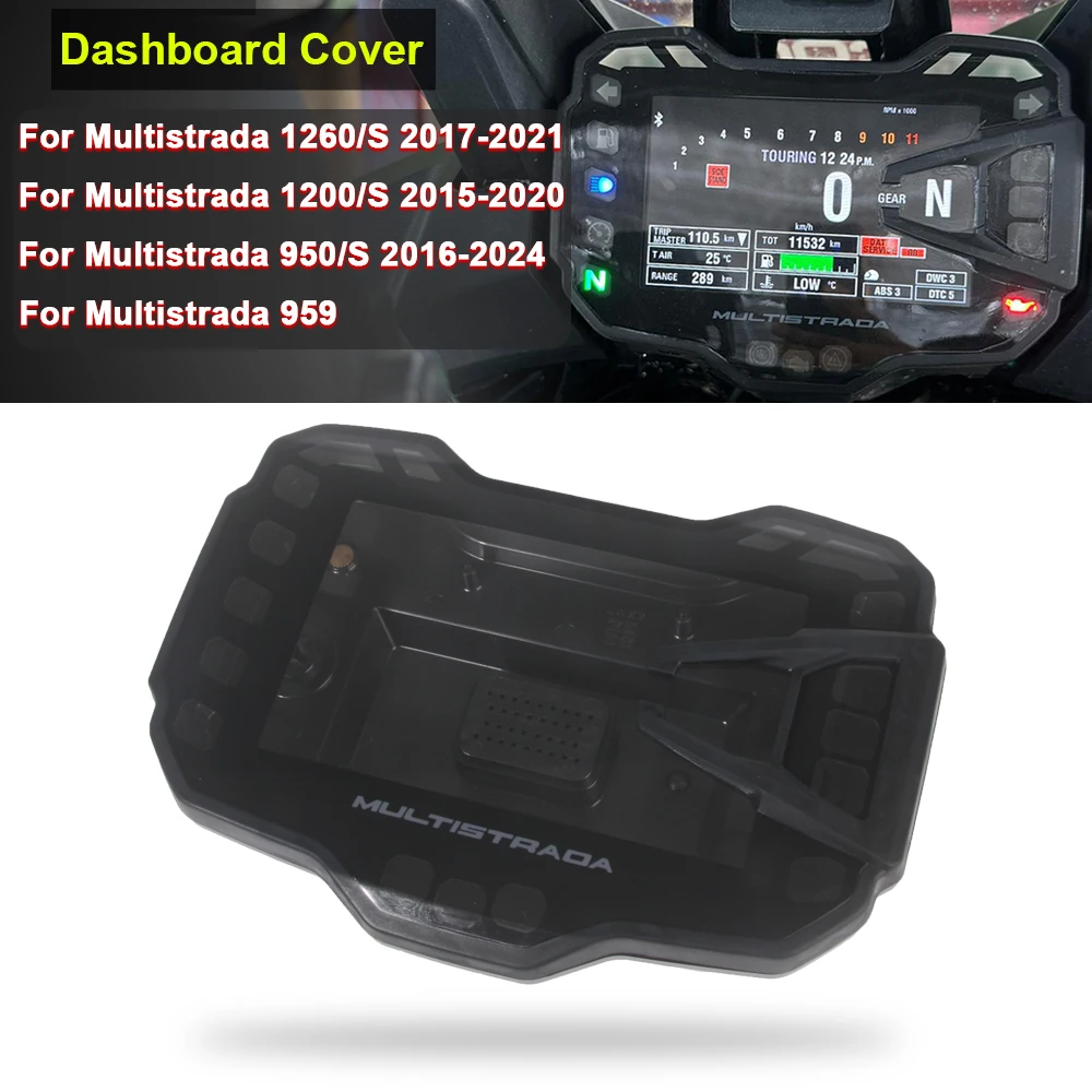 

Motorcycle Dashboard Cover For Ducati Multistrada 1260 1200 S MTS 959 950 Speedometer Housing Instrument Panel Case Accessories
