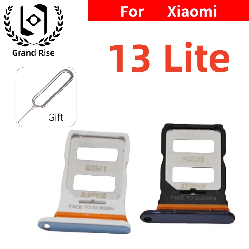 

For Xiaomi 13 Lite Mi13Lite SIM Card Tray Slot Holder Adapter Micro SD Card Chip Drawer Holder