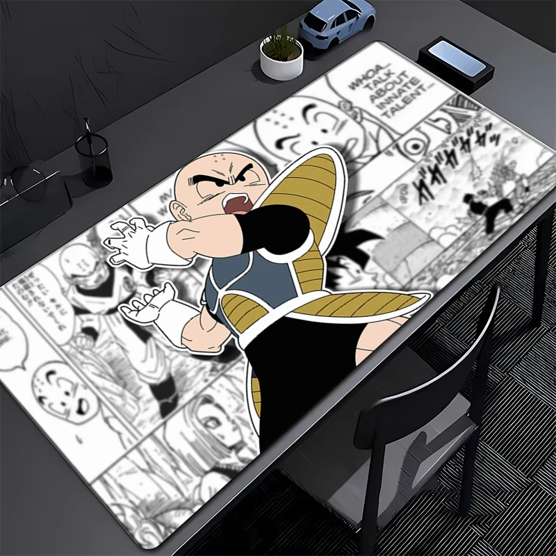 

Dragon Ball Krillin Gaming Mouse Pad Gamer Computer Accessories Keyboard Table Mat Mousepad Company Laptop Desk mat PC Mousepad