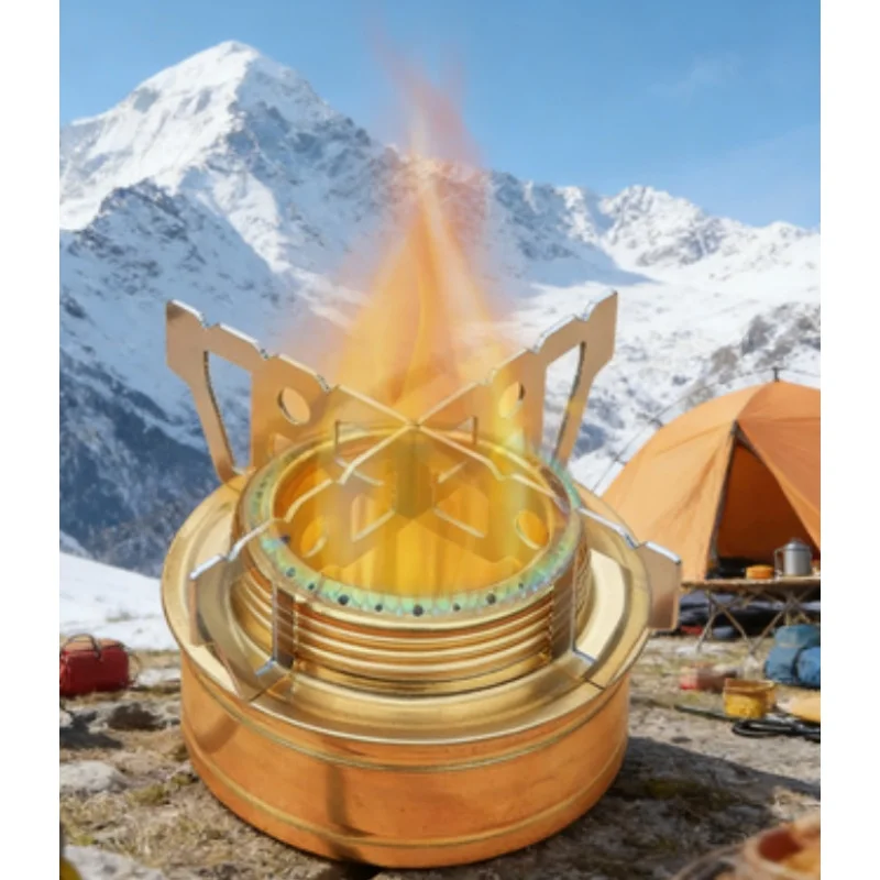 1 Pair Stainless Steel Alcohol Stove Cross Stand Stable Pot Support Rack Outdoor Camping Travel Furnace Accessory view 5