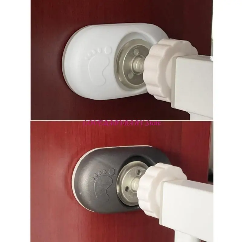 4pcs Protetor parede portão da Ponta parede para portão bebê montado na pressão 4xbc