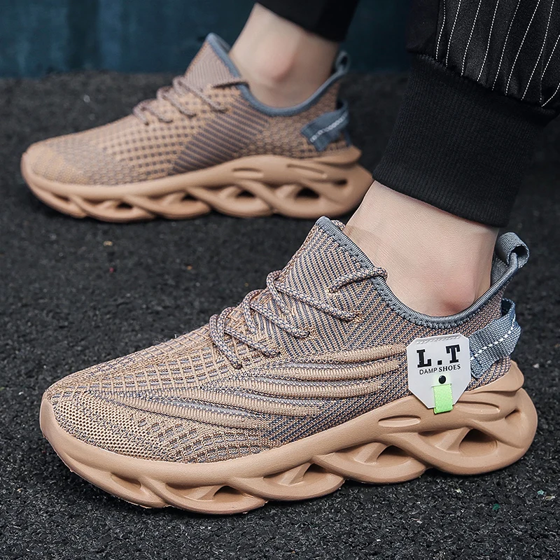 

Summer Men Size 48 Big Size Outdoor Shoes Thin Mesh Breathable Odor-proof Lightweight Soft Sole Sports Casual Footwear