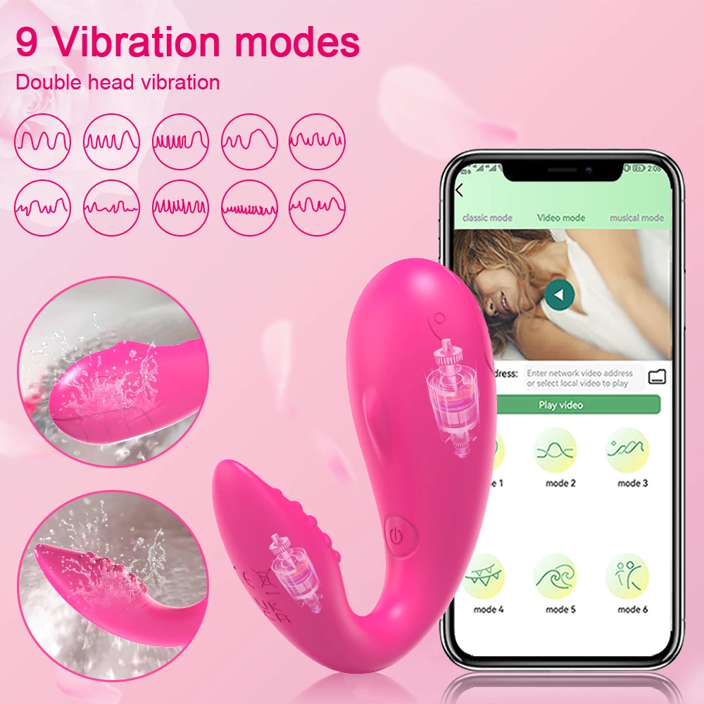 Wireless Bluetooth APP Vibrator Egg for Women Clit Clitoris Stimulator Wearable G Spot Vibrating Female Love Egg Adult Sex Toys