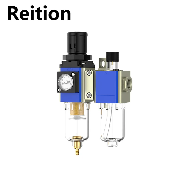 Reition GFC200-06 200-08 300-08 300/10 400-15 air pressure regulation air source processor oil-water separation filter