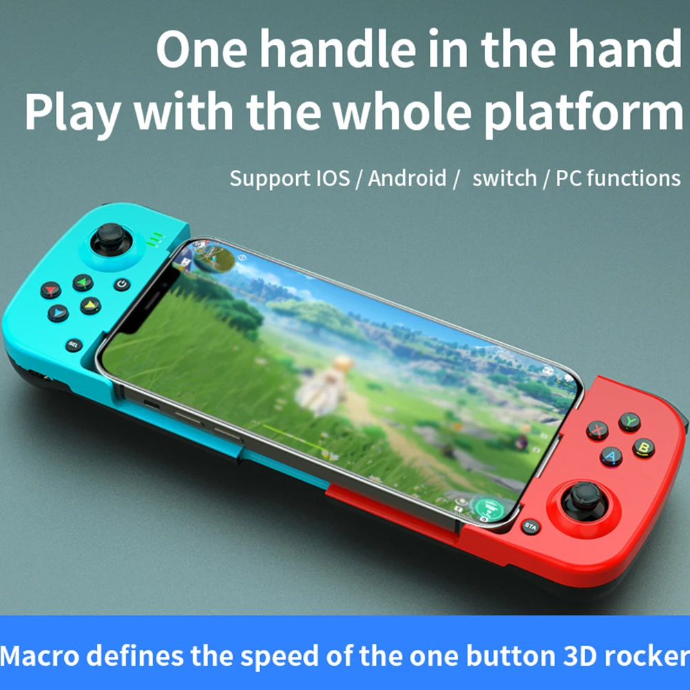 D3 Gamepad D3 Mobile Phone Controller with Expandable Game Controller Support for Android/iOS/Hongmeng Mobile Game Controllers