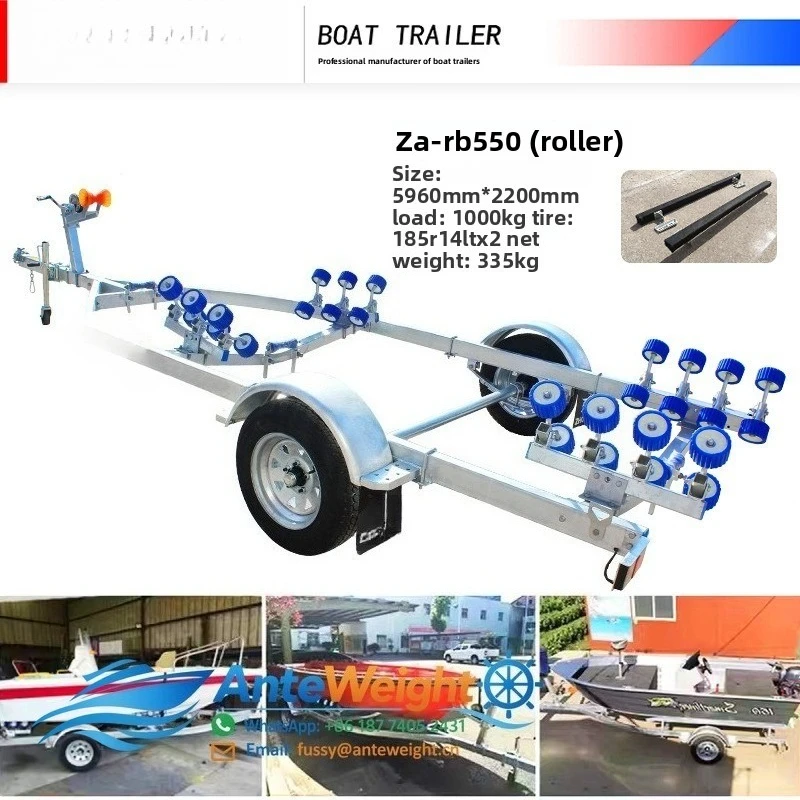 6m Rescue Dinghy Trailer, Speedboat & Fishing Boat Dolly | Factory Wholesale Boat Transport Frame