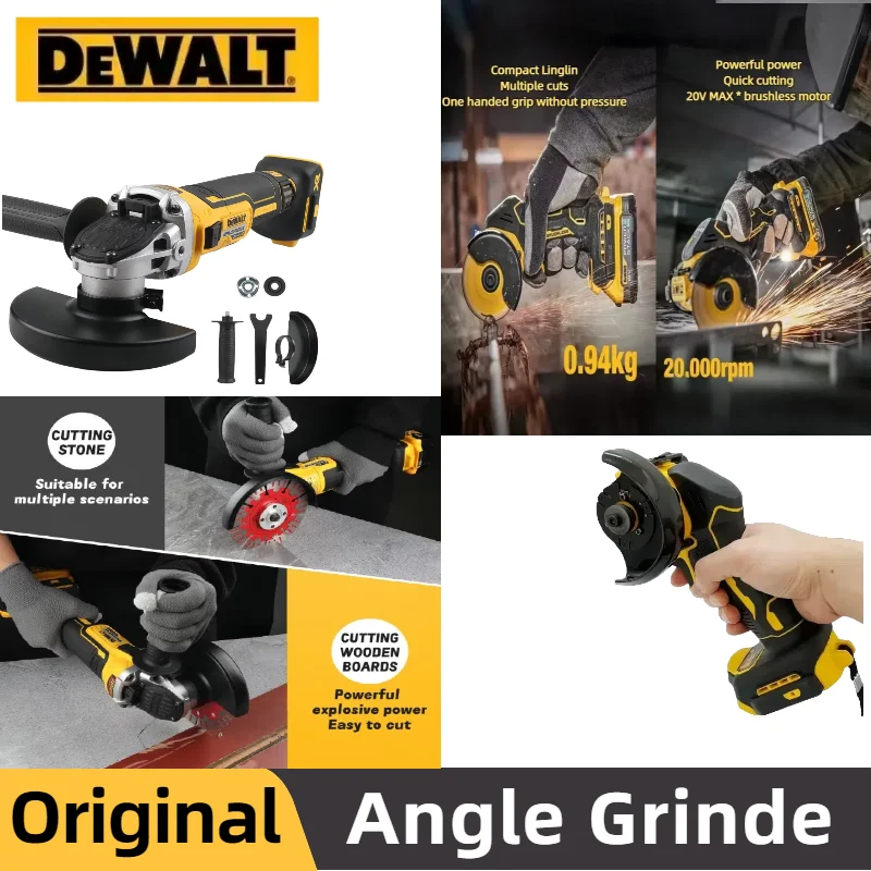 DeWALT DCG406 Smerigliatrice angolare al litio Lucidatrice multifunzionale Interruttore per macchina da taglio industriale Smerigliatrice angolare a batteria