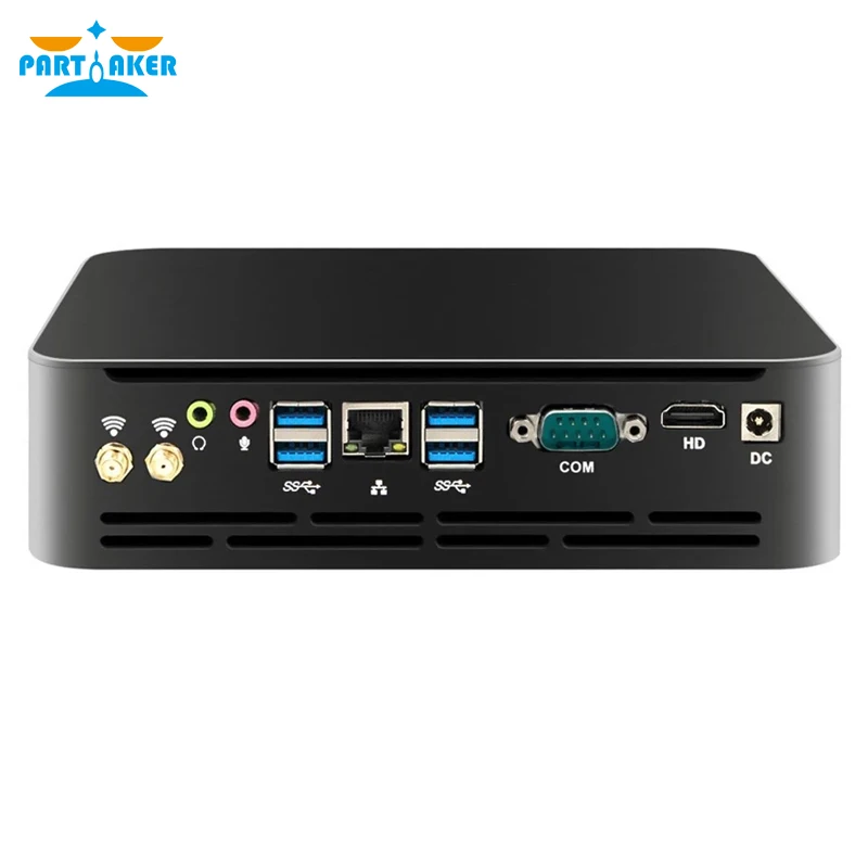 Partaker Intel Core i7 8700 i5 8500 i3 8100 Gaming Mini PC Win10 Desktop Computer Gaming PC Nettop Barebone HTPC UHD 630 WIFI