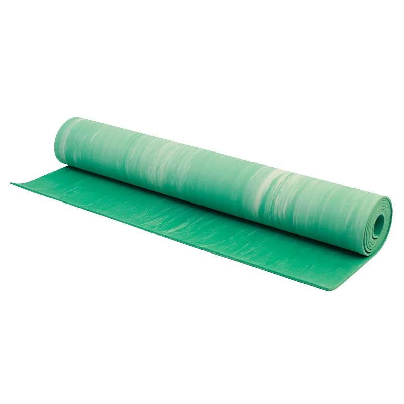 Reines Natur, Gummi 5 mm, matt, Kontrastfarbe, rutschfest, Stoßdämpfung, Yogamatte