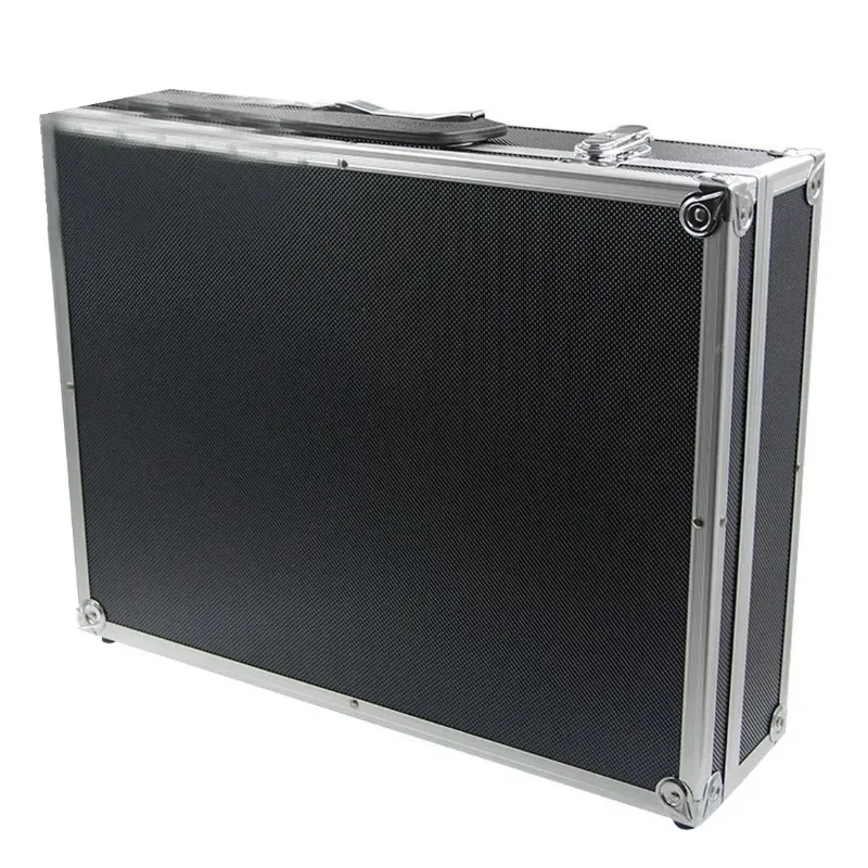 Magician Carrying Case Magic Table Tricks Gimmick Magician Suitcase with Aluminum Tripod 2020 new arrival - Black