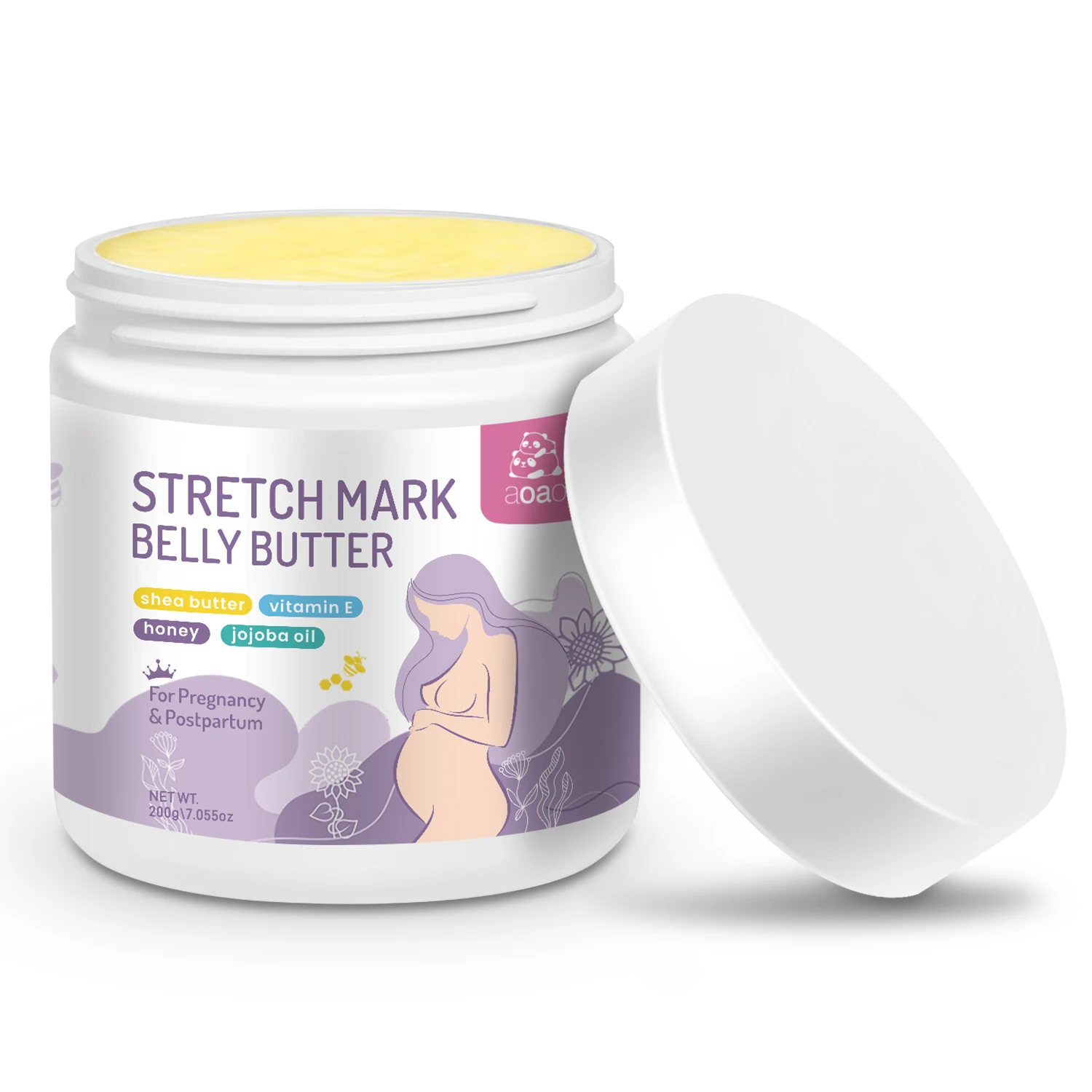 Shea Formula Body Butter, Pregnancy Skin Care, Belly Cream Containing Coconut Oil, Vitamin E, Olive Oil and Cocoa Butter