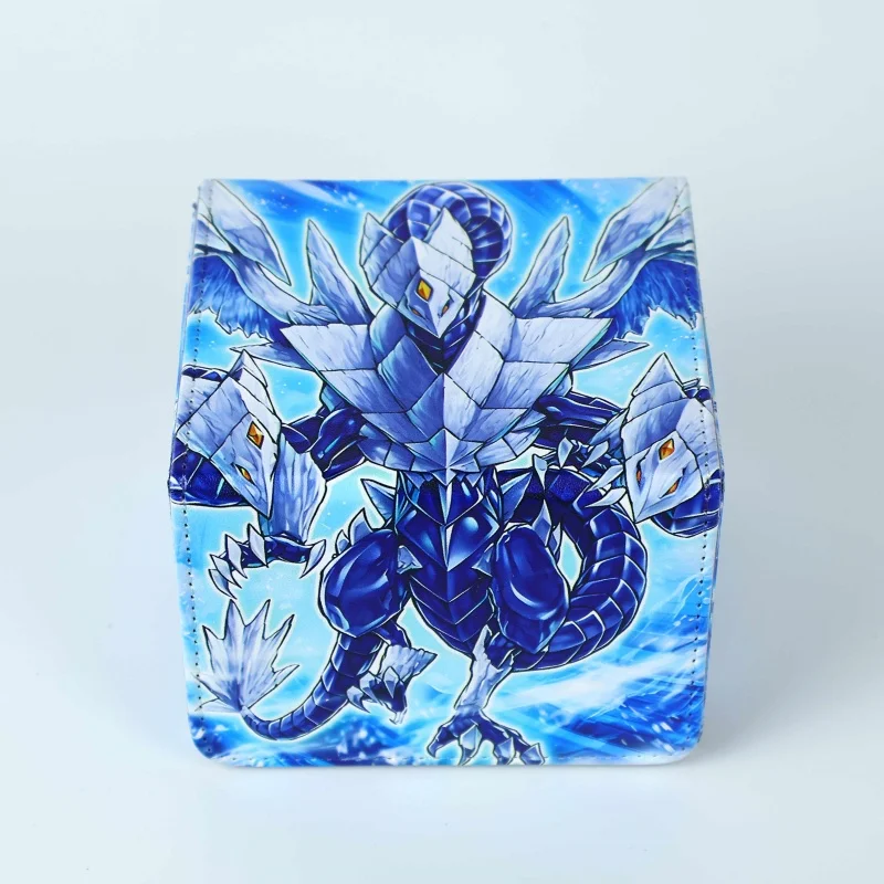 Yu Gi Oh Cards Box Royal Knight of the Ice Barrier Anime Game Characters Opcg Tcg Ptcg Storage Box Pu Collection Card Box