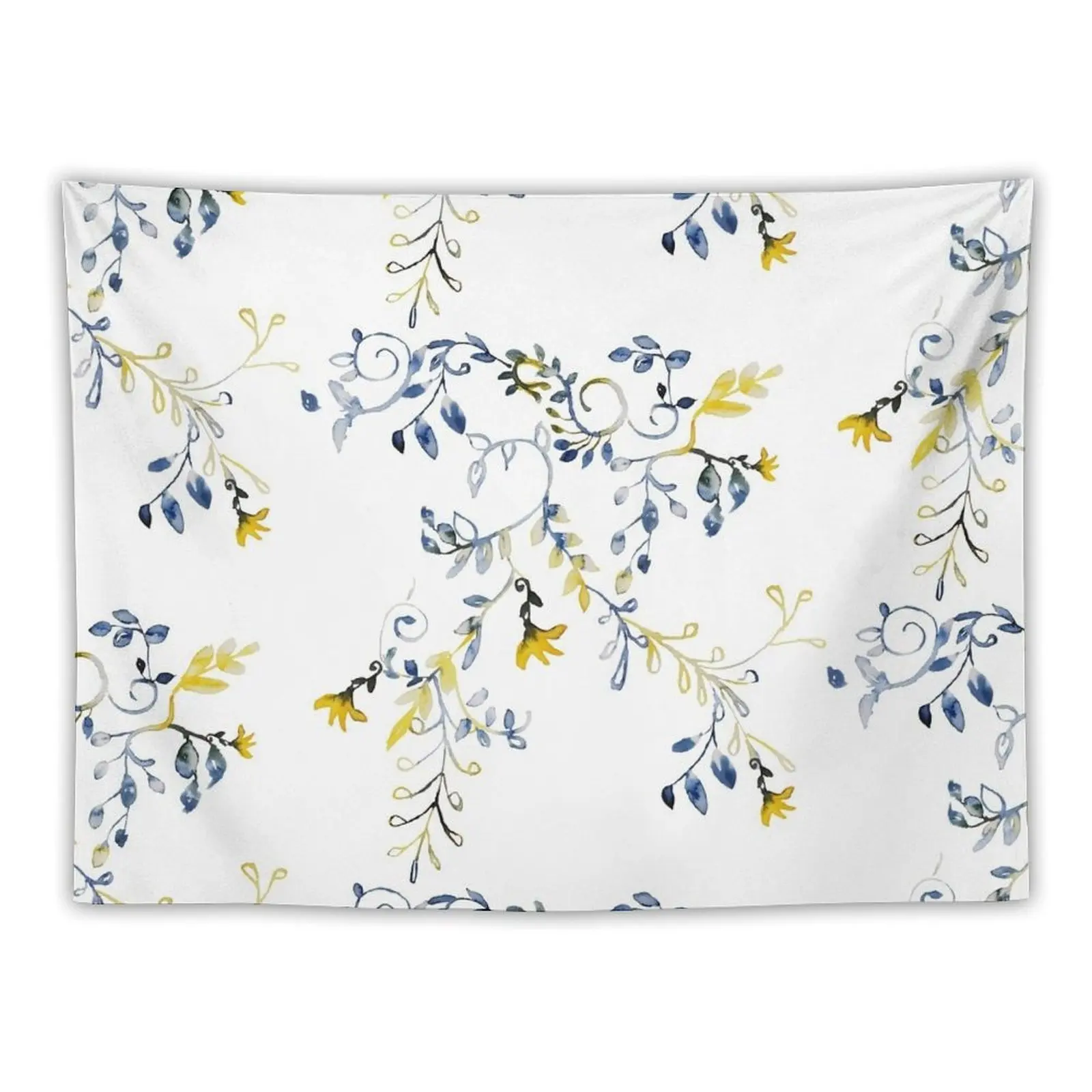 

blue and yellow Tapestry Things To Decorate The Room Wall Decoration Room Decorations Aesthetic Bedroom Decorations Tapestry