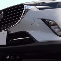For Mazda CX-3 CX3 2016 2017 2018 2019 Front Grille Trims Cover Front Bumper Air-inlet Grille Car Accessories Styling stickers