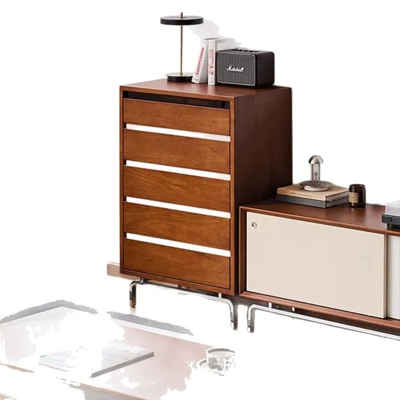 

Internet celebrities ins style new solid wood chest of drawers bedroom storage cabinet simple drawer cabinet multi-functiona